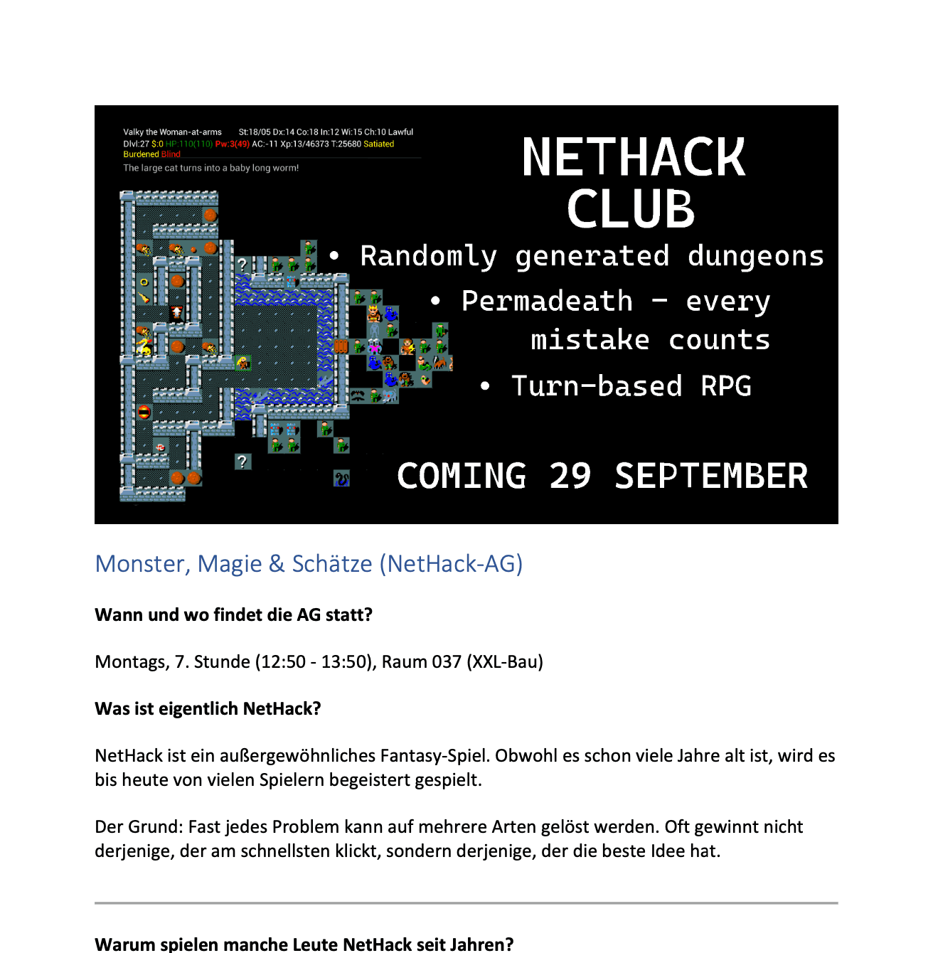 NetHack AG Info 26_27